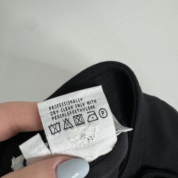 Carlisle Jacket Womens 6 Black Crop Ponte Knit Blazer Military Inspired Luxury - Picture 12 of 12